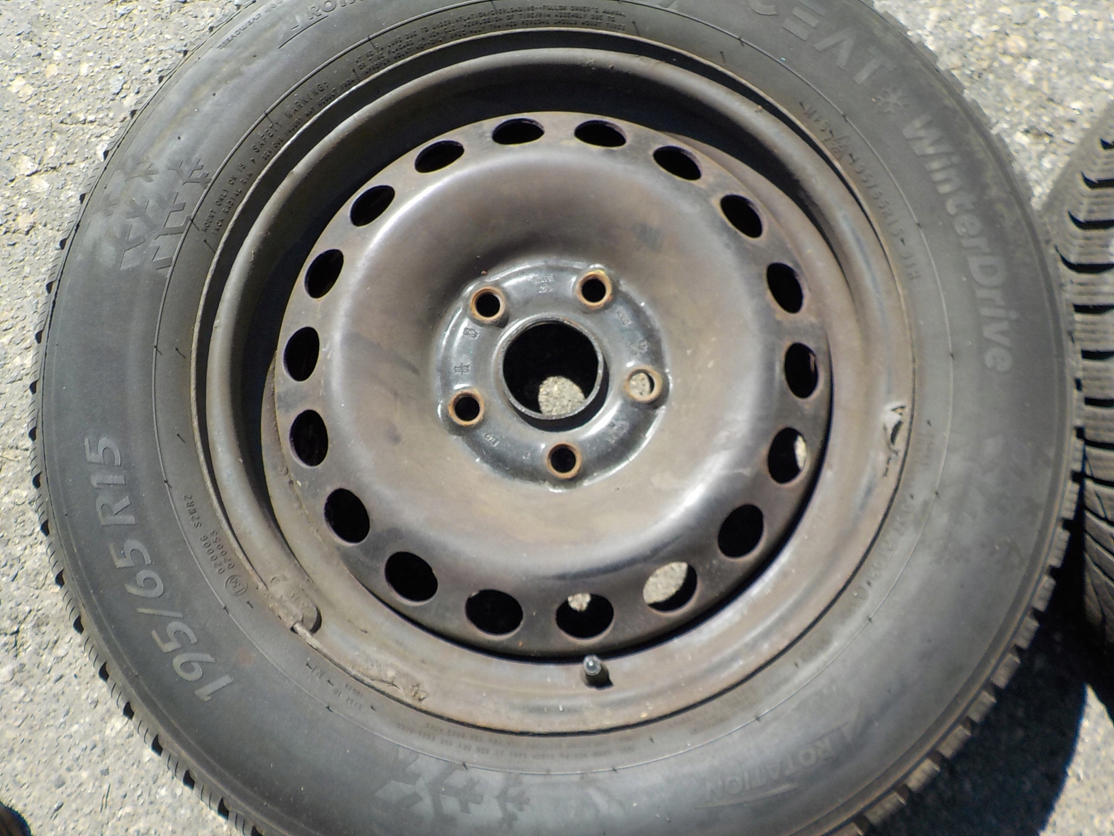 CERCHI Ferro 15'' vw golf V 2005r 1K0601027C