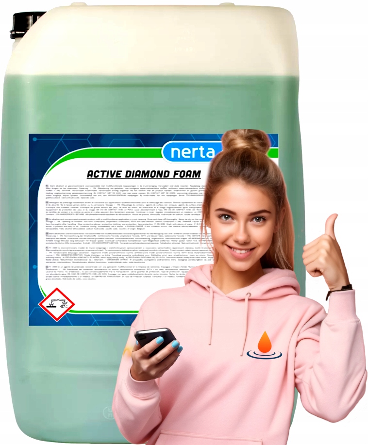 NERTA ACTIVE DIAMOND FOAM 25L Aktywna piana! myjni