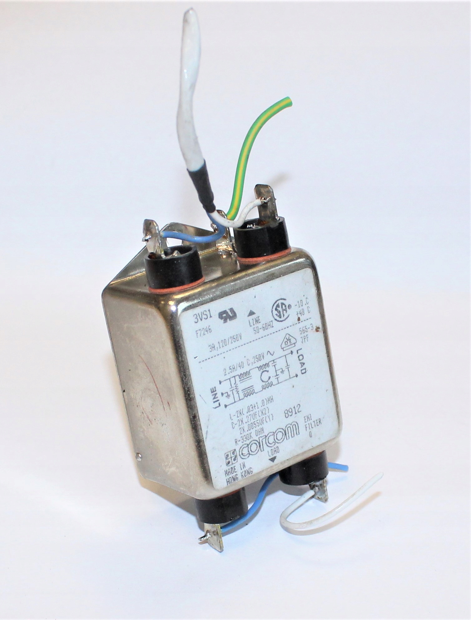 Filtr przeciwzakłóceniowy 3A 250V CORCOM