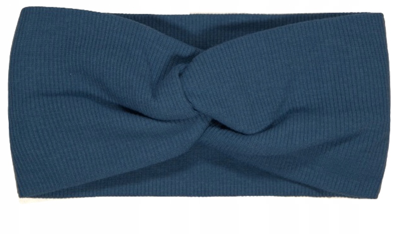 OPASKA NA GŁOWĘ SZEROKA TURBAN DLA DZIEWCZYNKI NIEBIESKA