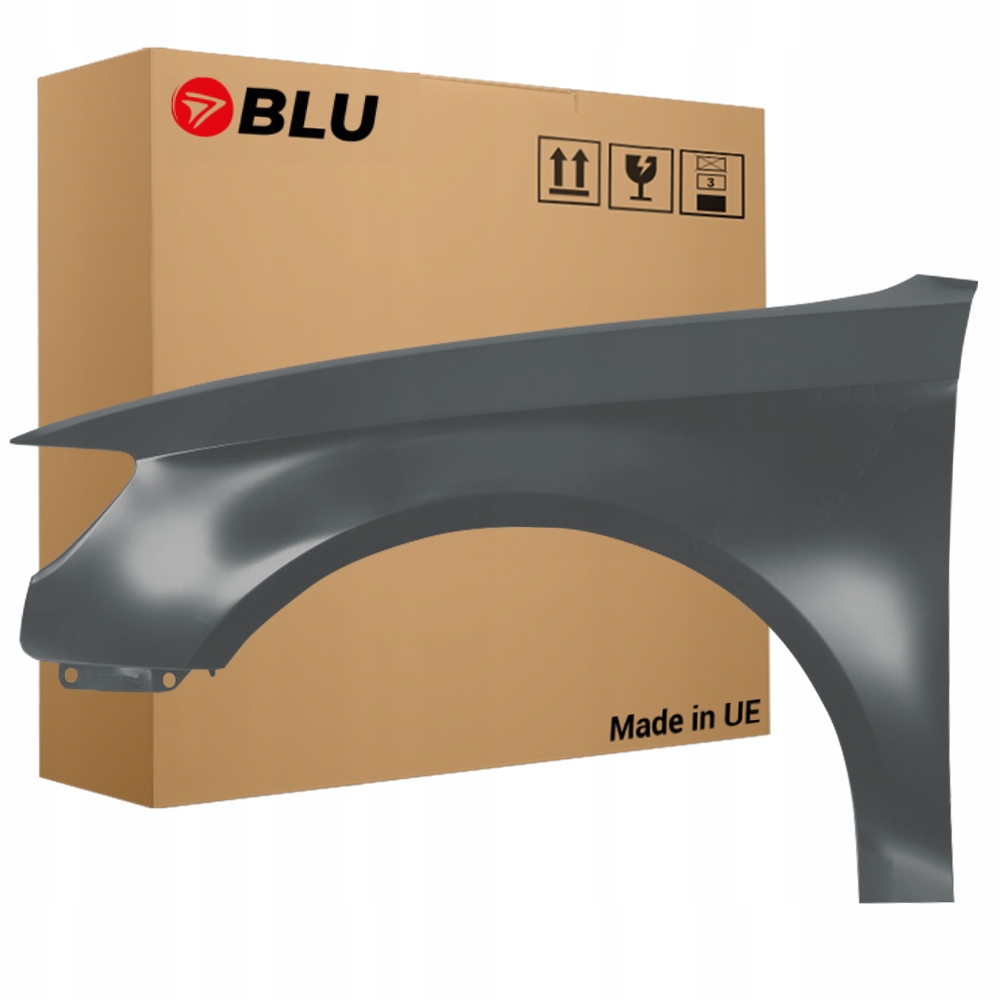 Blu Blatník Audi A6 C7 LZ7S levý stříbrný 11-18 přední QuarzGrau