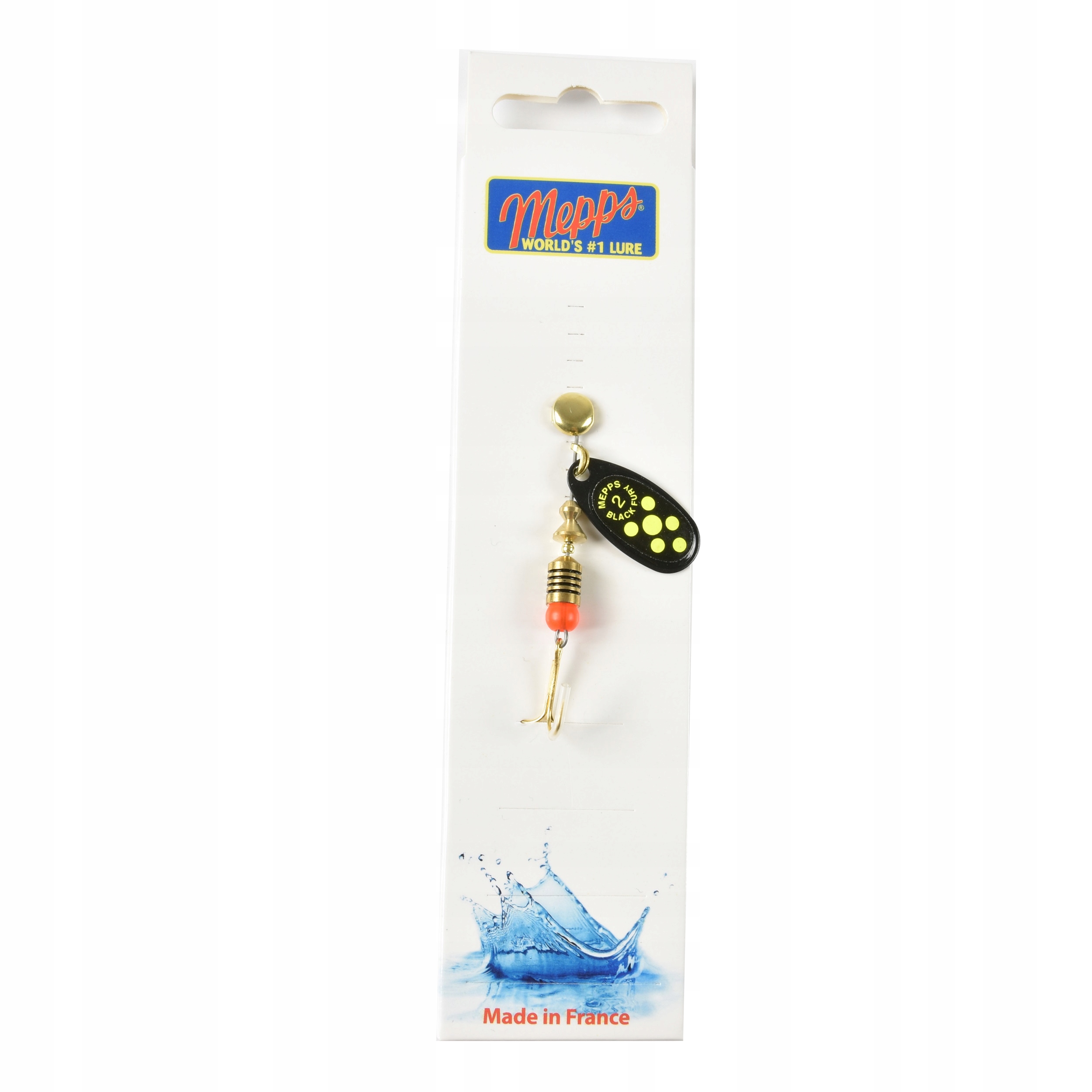 Błystka obrotowa Mepps Black Fury czarna/chartreuse rozm.2 4,5g