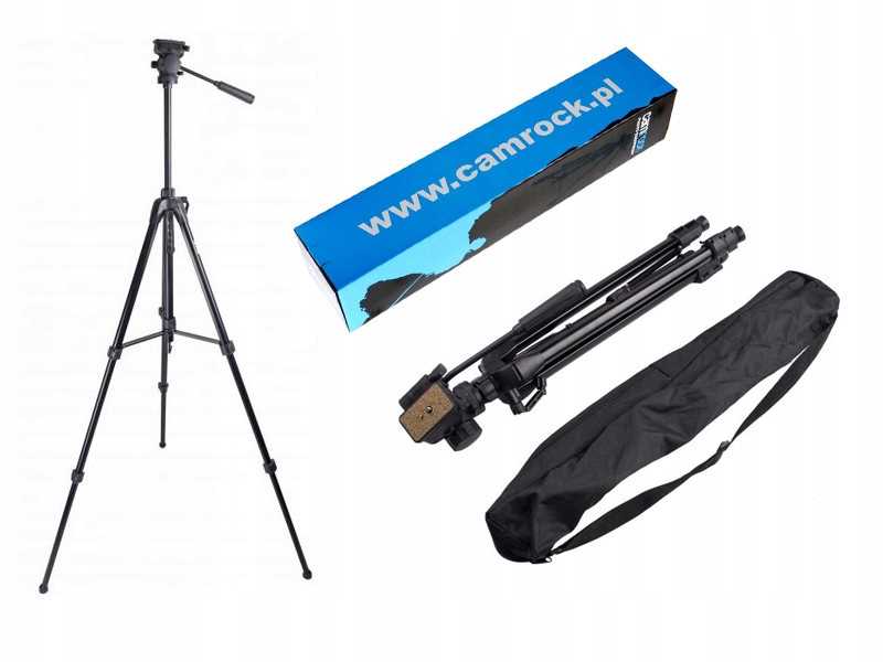 Tripod Fotografický stativ pro fotoaparát Camrock TH70 Vysoká hlava 170 cm