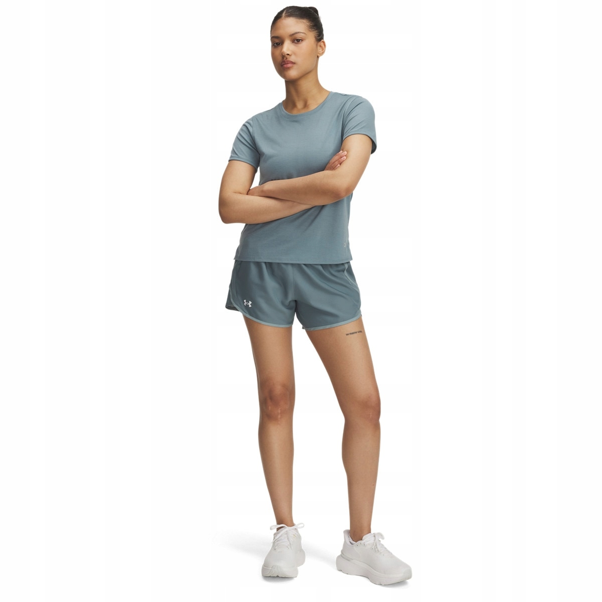 Damskie spodenki do biegania Under Armour Ua Fly By 3 Shorts niebieskie S