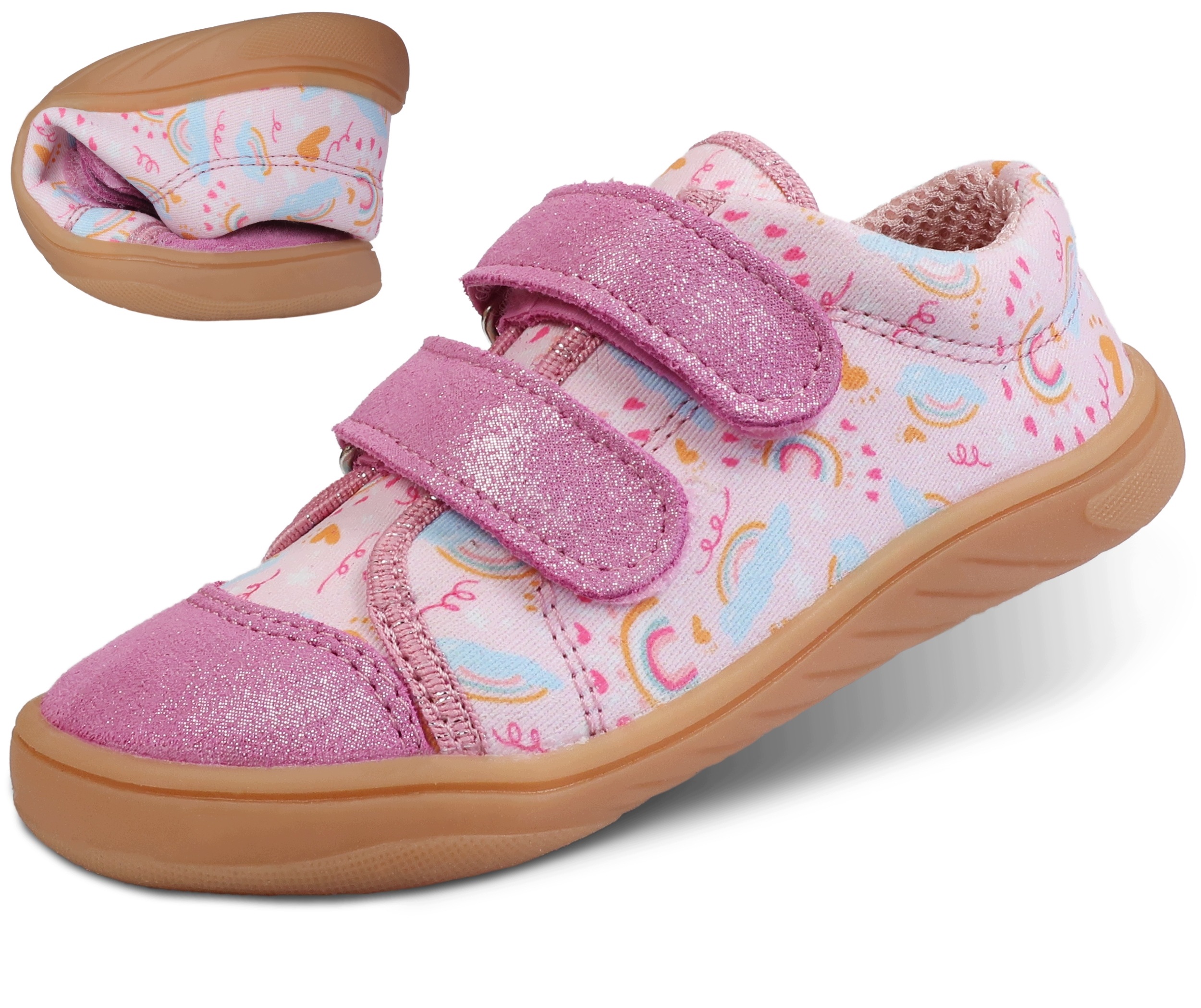 Efoote Barefoot Polskie Kapcie Trampki Skóra Naturalna Dziecięce 24
