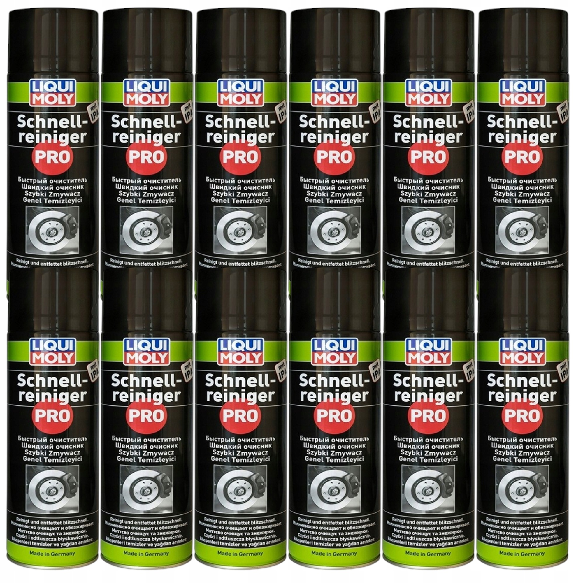 12x Liqui Moly 3368 szybki zmywacz Pro do tarcz 500 ml