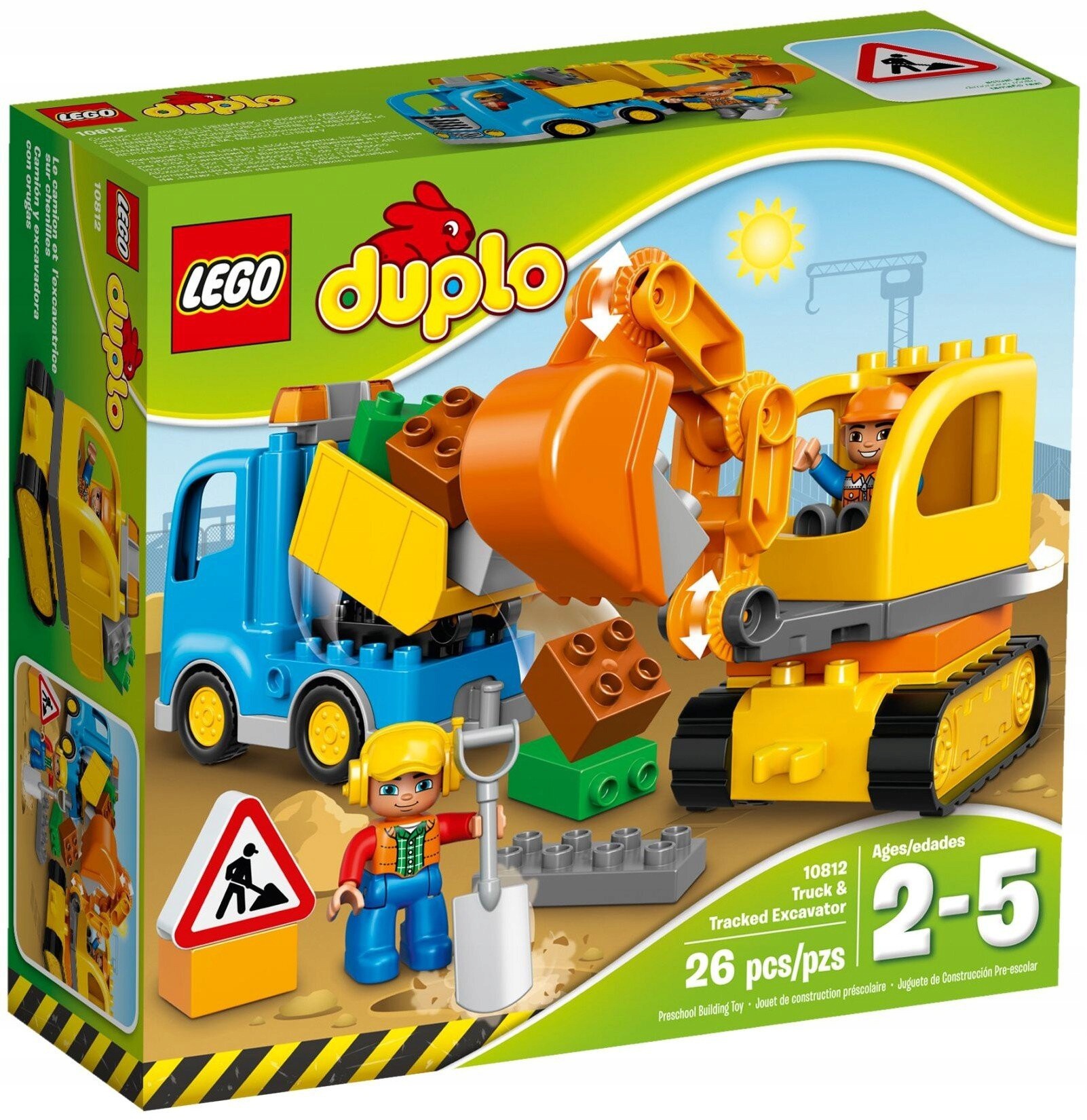Lego Duplo 10812 Nákladní automobil a pásový bagr Nové
