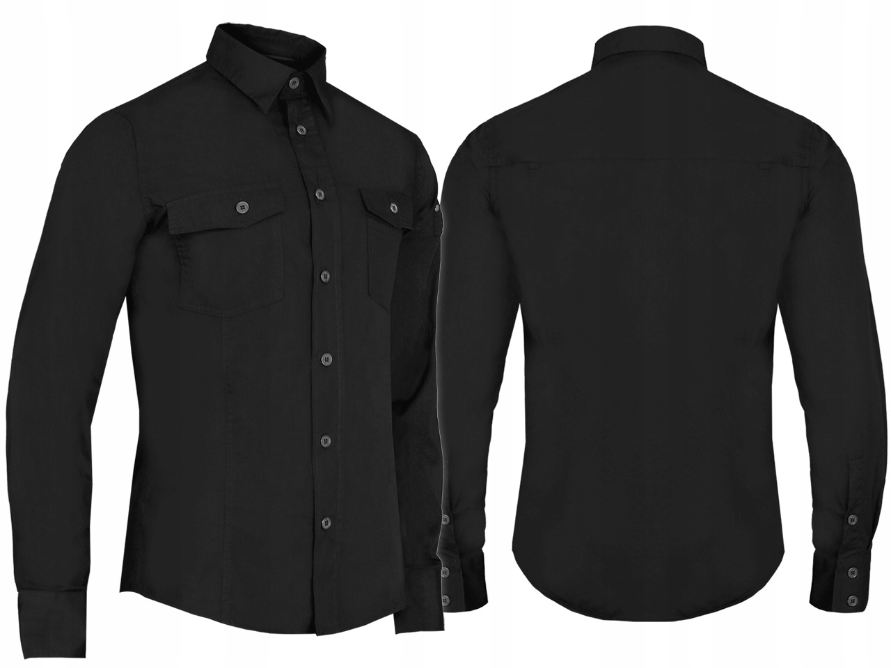 

Brandit Koszula Slim Fit Bawełniana Czarna