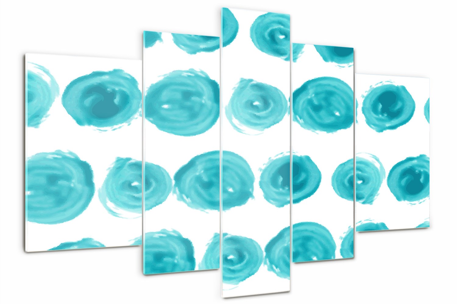 

Obraz szklany tryptyk drukowany Kropki 170x100cm