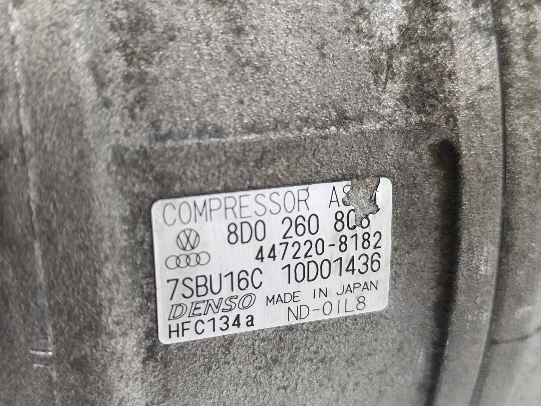 klimakompressor 8D0260806 1.9 TDI VW Passat V (1996-2005) B5