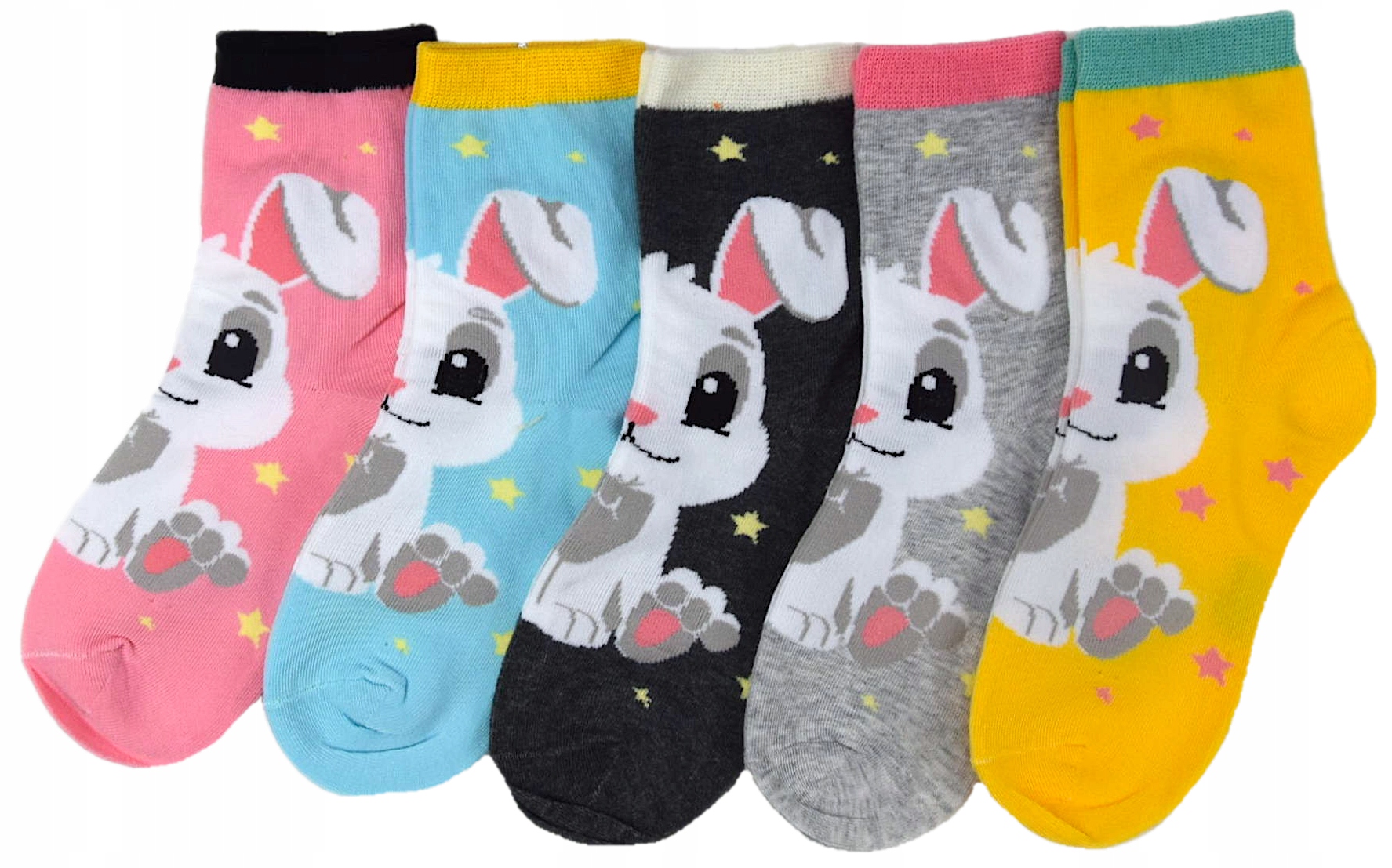 

5-PACK Skarpetki Skarpety Króliczki 24/27
