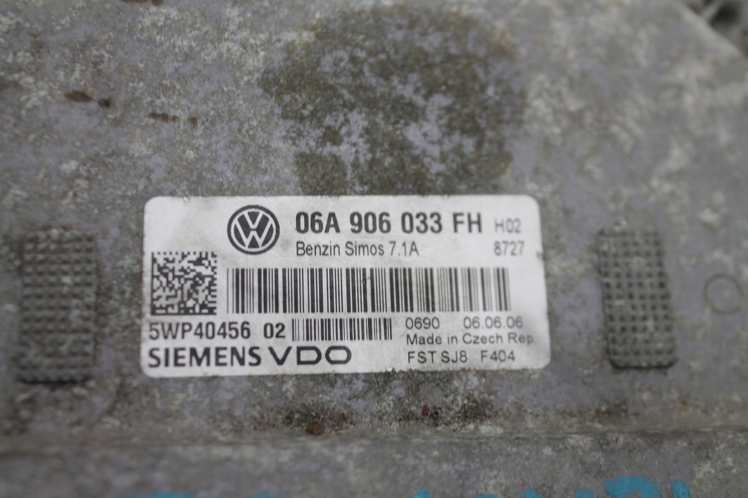 computer control unit of the engine 06A906033FH SEAT ALTEA 1.6 MPI 09-15