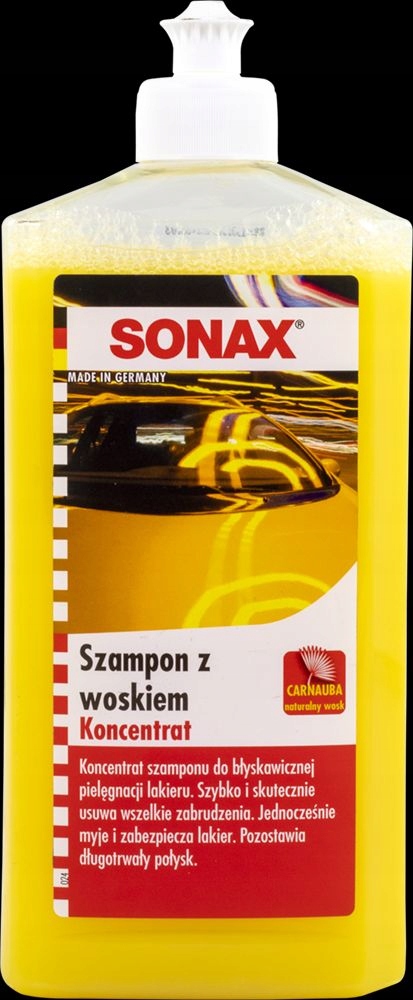 

Sonax Szampon Z Woskiem. Koncentrat