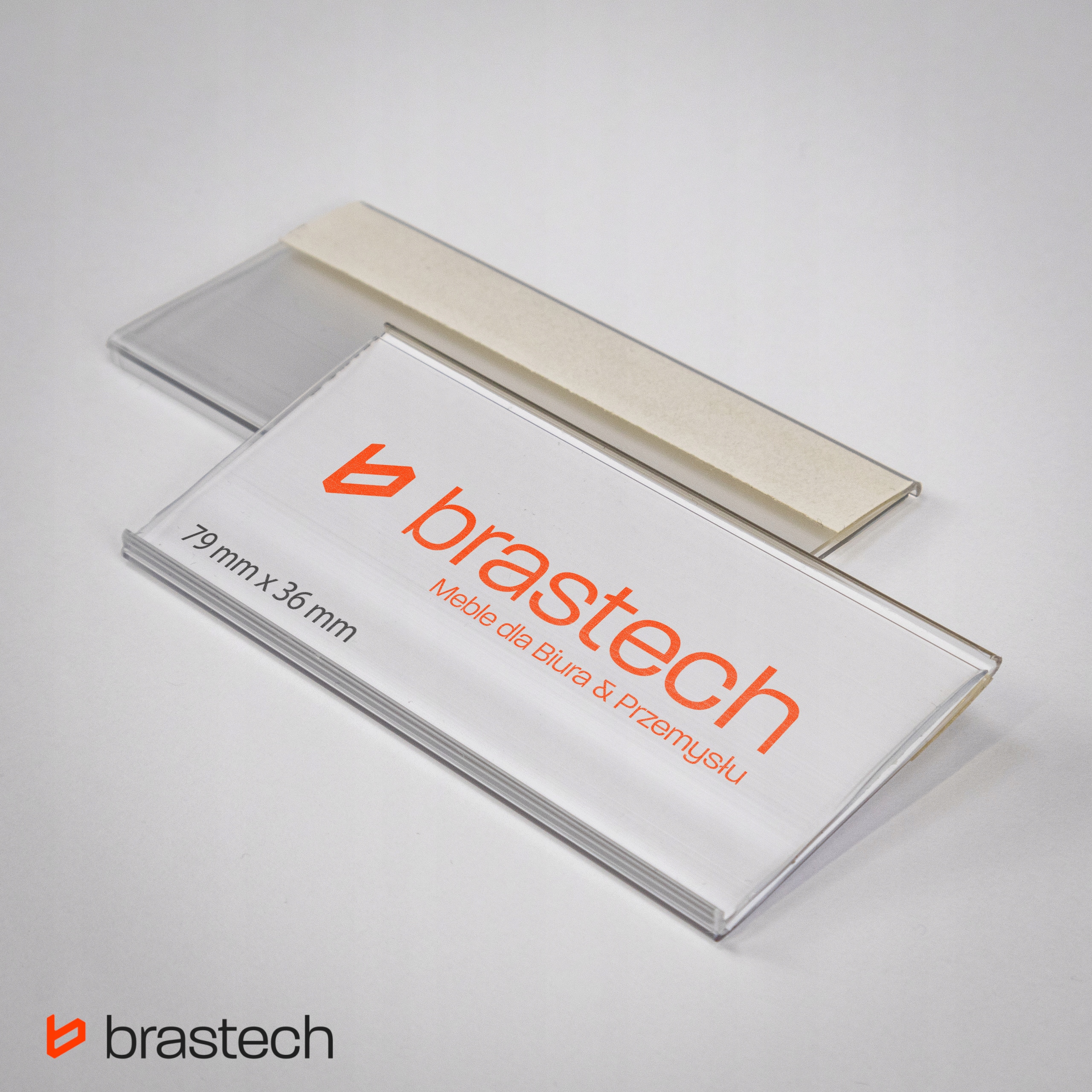 Kieszeń kieszenie na etykiety samoprzylepne 80x40 mm 25 szt. IN09