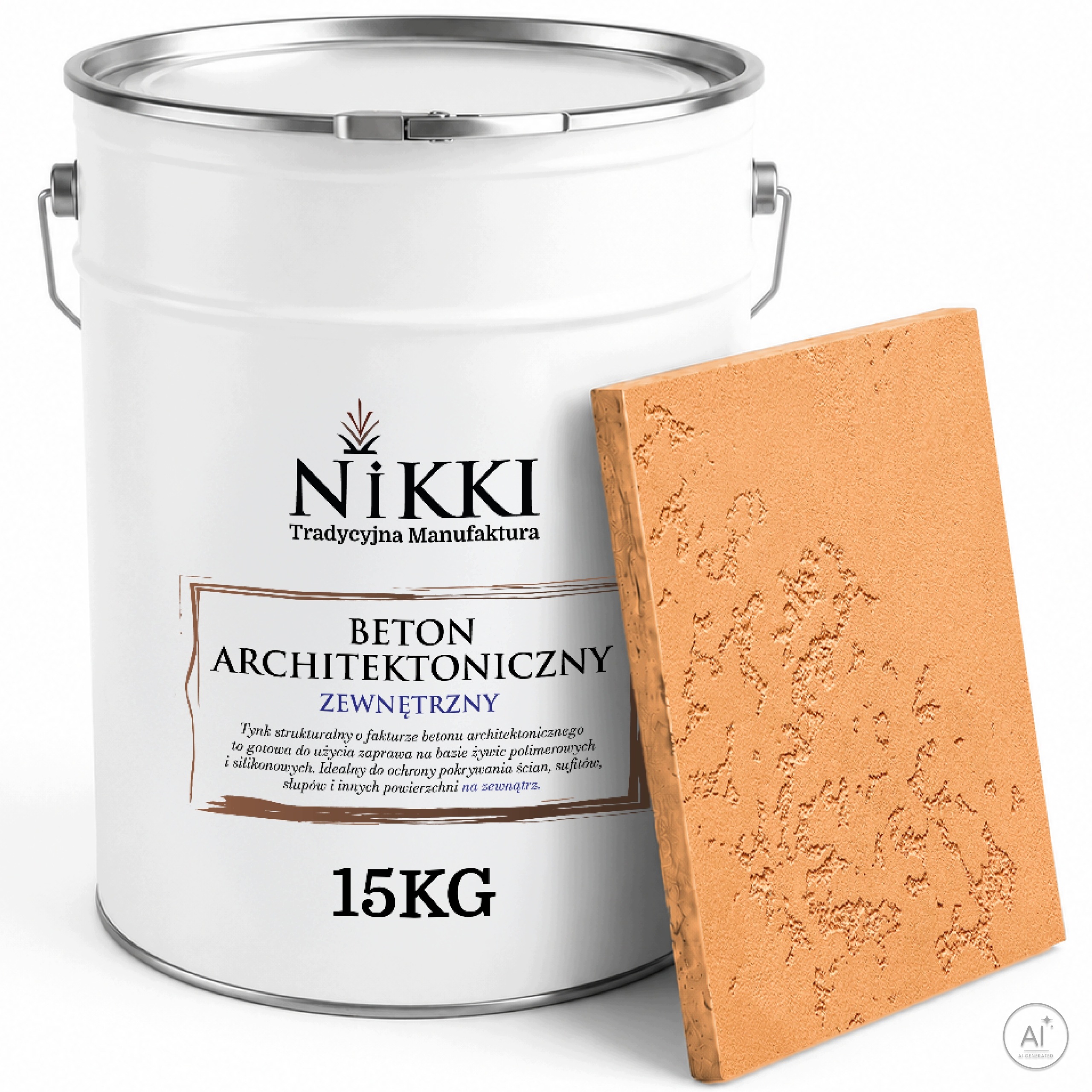 Dekorativní architektonický beton venkovní 10 m2 15 kg karamelový F596