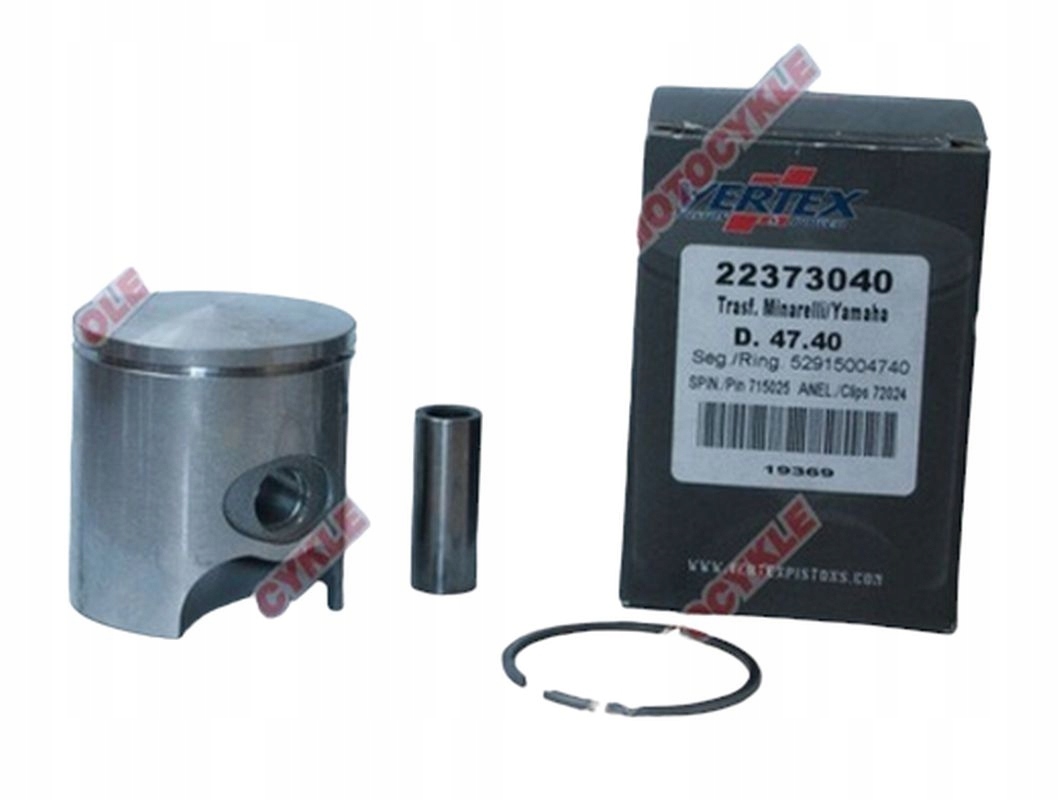 Vertex Piest Top Performances Minarelli Yamaha 50, Vertical And Horiz. ()