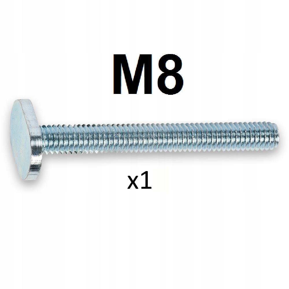 

1 szt. śruba typu T M8 gwint 75mm