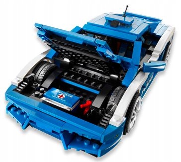 LEGO Racers 8214 Lamborghini Polizia Liczba elementów 801 szt.
