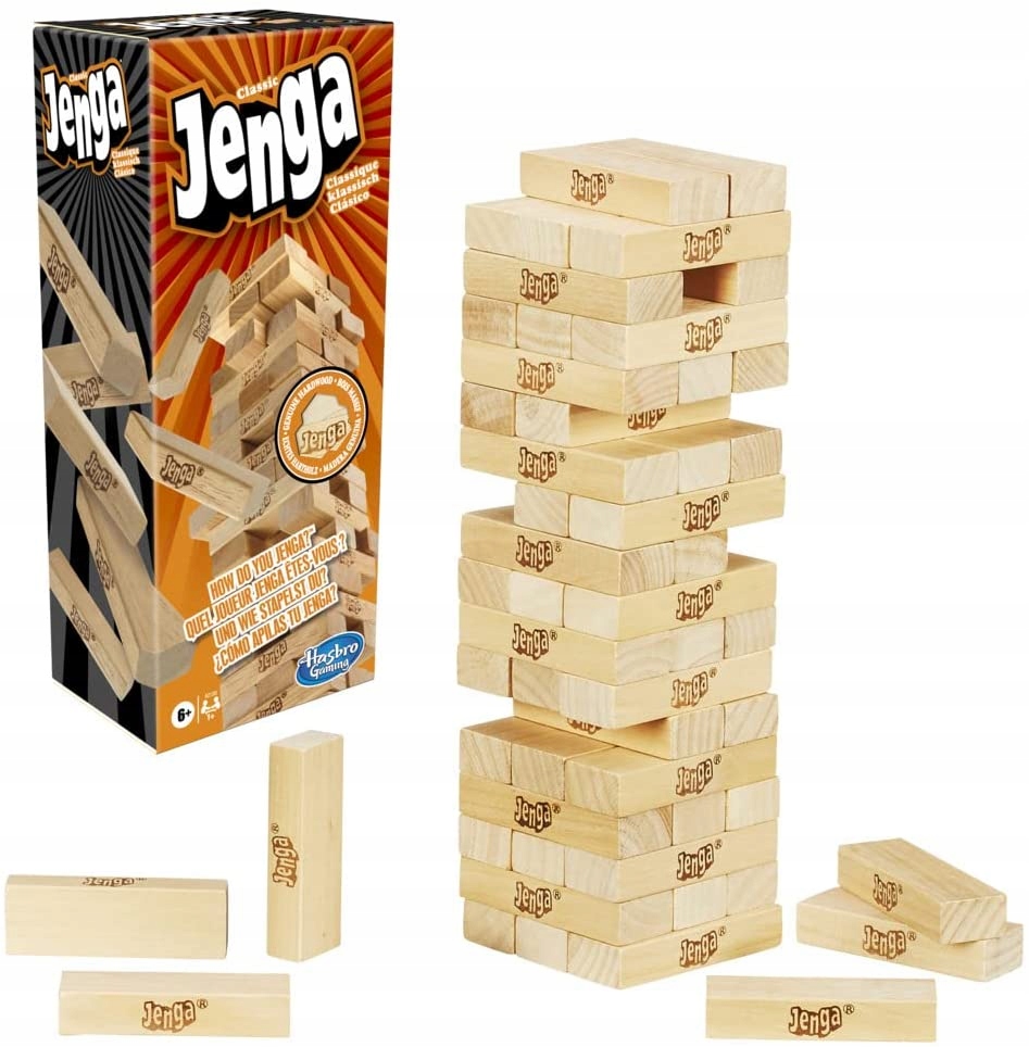 Gra zręcznościowa Jenga Hasbro
