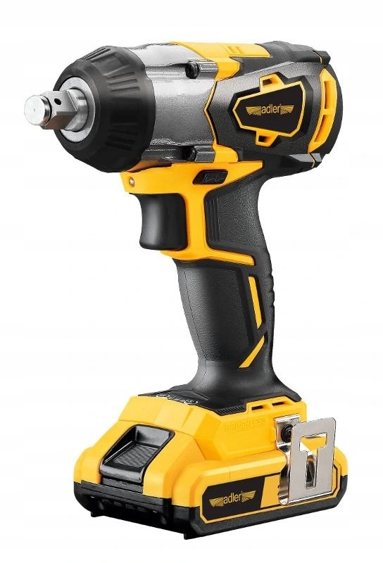 Aku rázový uťahovák 1/2" 350 Nm, Li-Ion 2.0 Ah 20 V Adler AKU-350K