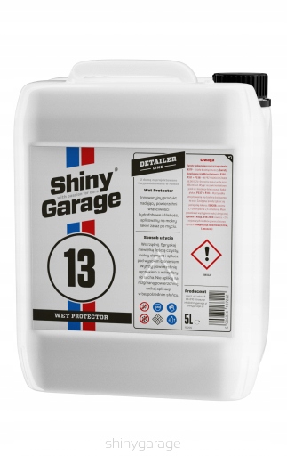 Shiny Garage Wet Protector – polymérový vosk s kremeňom na mokro 5L