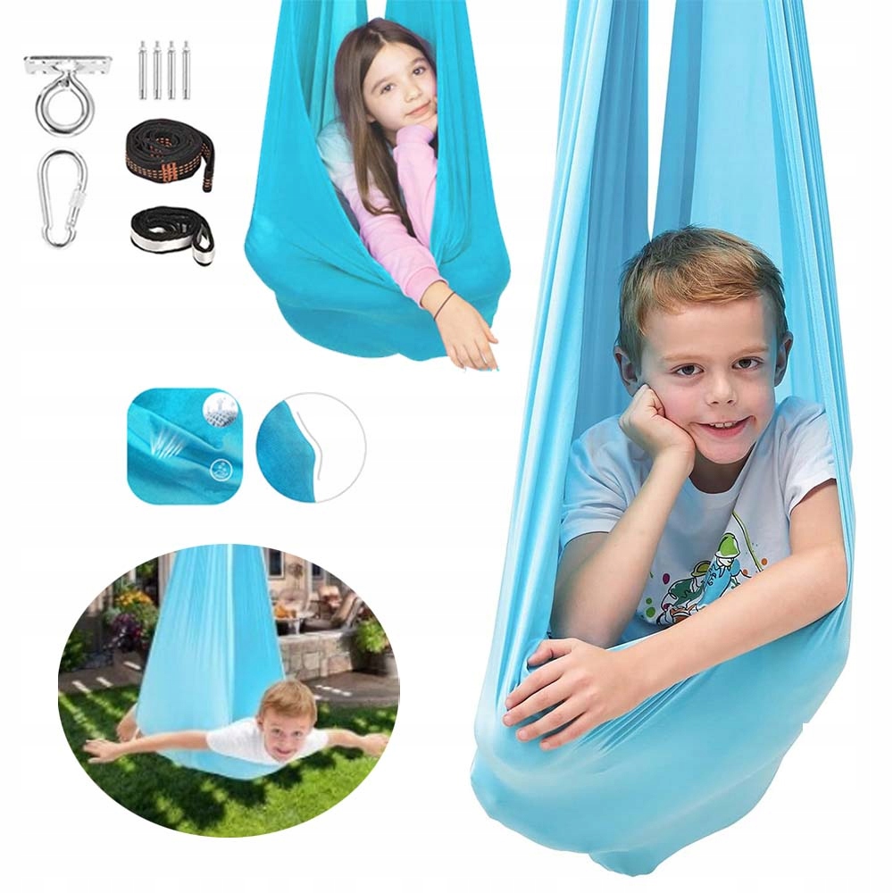 Akrobatická Houpací Síť Senzorická Houpačka Pro Děti Aerial Jóga 280 CM
