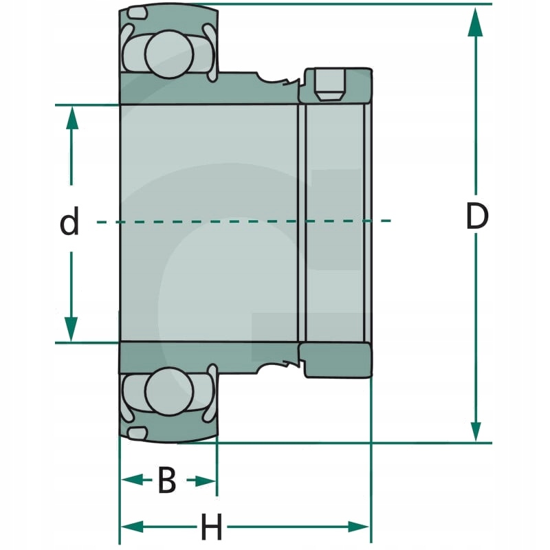 Łożysko samonastawne 16210, Øwew. 50mm, Øzew. 90 Numer katalogowy części 80516210