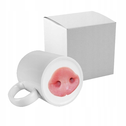

Kubek 330 ml do sublimacji świnia kartonik
