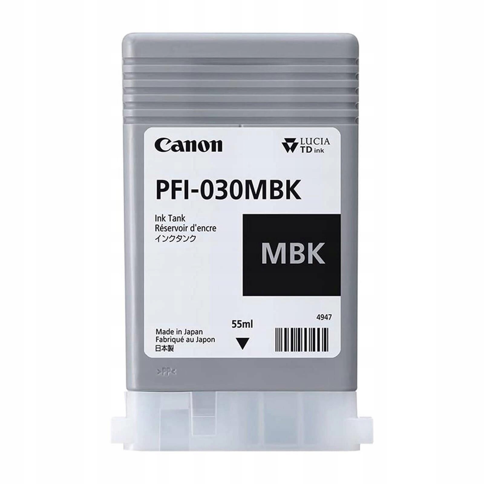 Canon Cartridge PFI-030 Mbk matná černá pro imagePROGRAF TM-240 a TM-340…