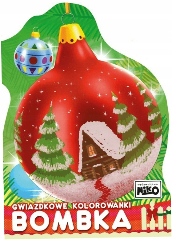 Kolorowanka gwiazdkowa Bombka Niko
