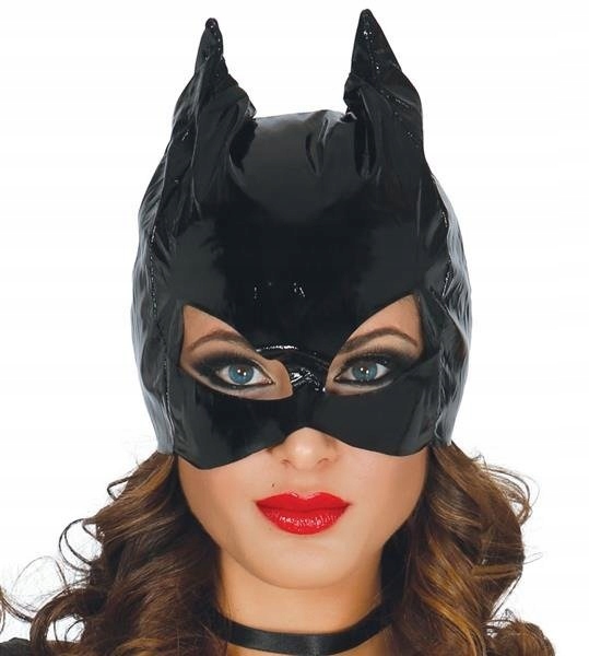 MASKA KOCICA CATWOMAN CZARNA KOBIETA KOT