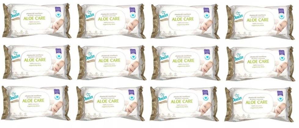 12x Chusteczki Dada Extra Care Aloe Aloes 64szt
