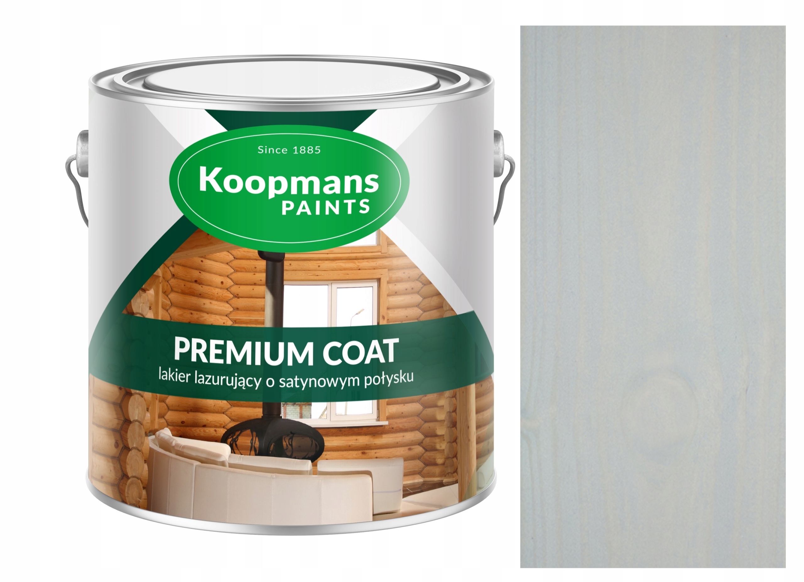 Koopmans Premium Coat 5L Akrylový Lak Na Drevo Sivý Podnebie 199