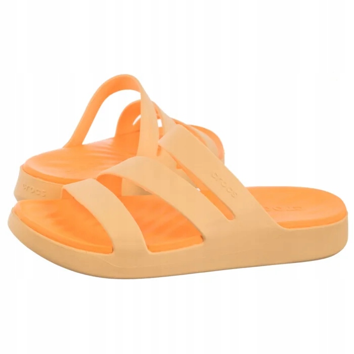 Boty na léto Nazouváky Crocs Gateway Strappy Golden Hour 209587-78Z Žluté