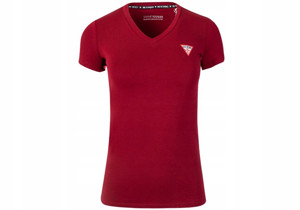 

Guess Koszulka Damska T-shirt Ss Vn Mini Red r. M
