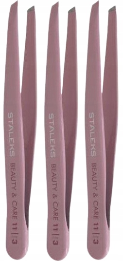 3 ks Pinzeta na obočí Beauty & Care Type 3 Staleks odolnost proti korozi