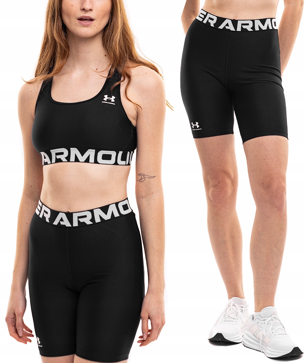 Komplet Damski Under Armour Top Stanik Spodenki Sportowy Treningowy Xs