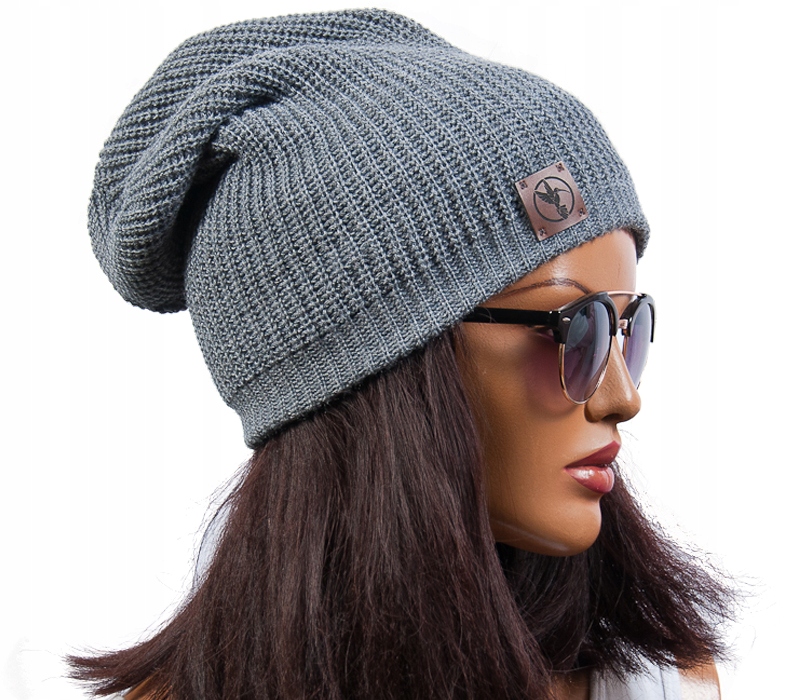 

Piękna Czapka Damska Beanie Ciepła Modna Smerfetka