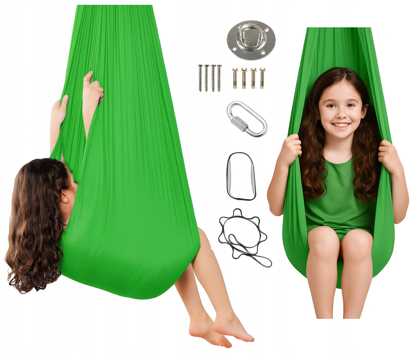 Senzorická Houpací Síť Pro Děti, Terapeutická Houpačka, Prémiový Akrobatický Šátek