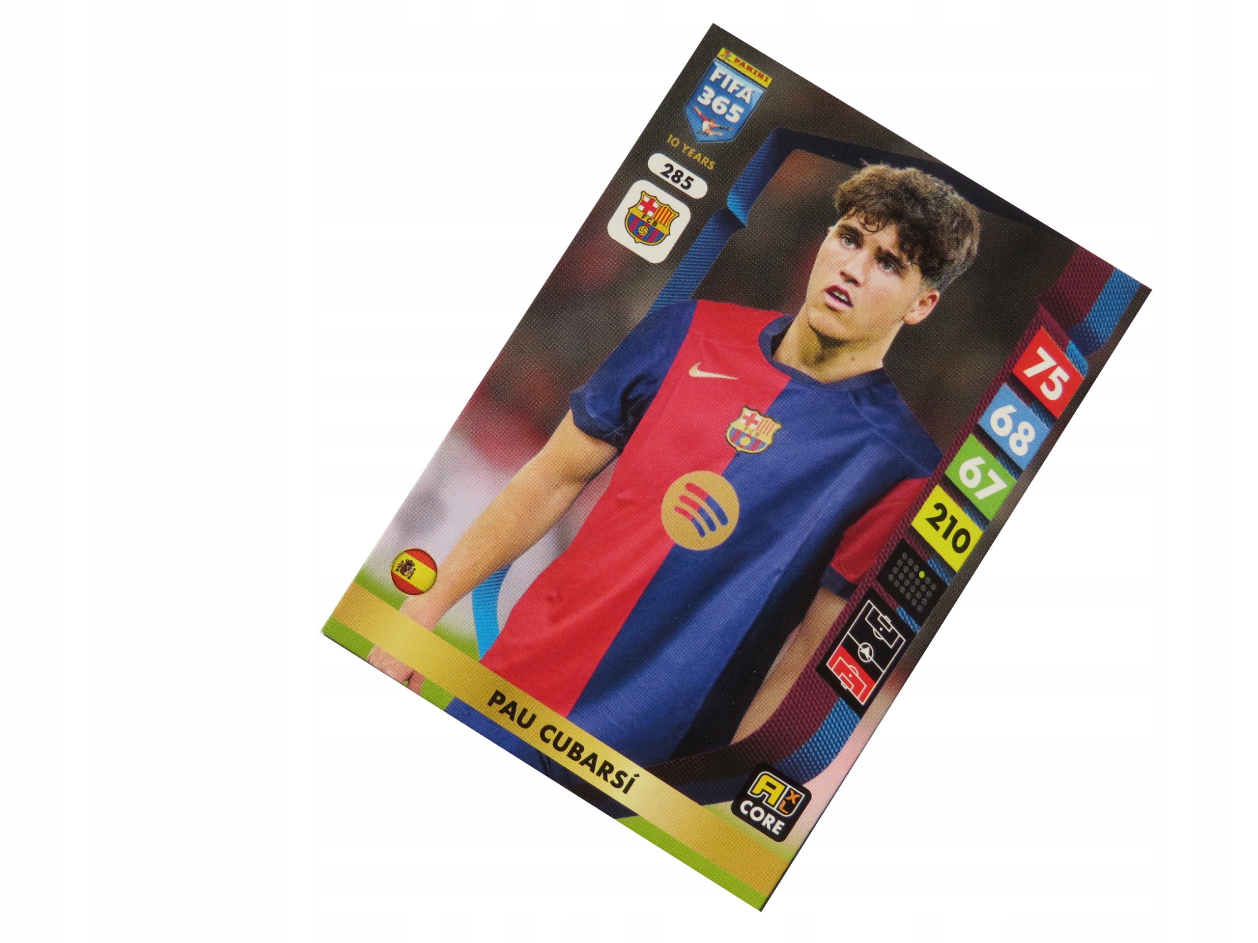 Panini Fifa 365 2025 Karty Piłkarskie Core 285 Pau Cubarsi Fc Barcelona