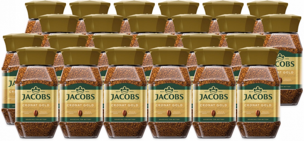 Kawa rozpuszczalna Jacobs Cronat Gold 200g x 24 szt