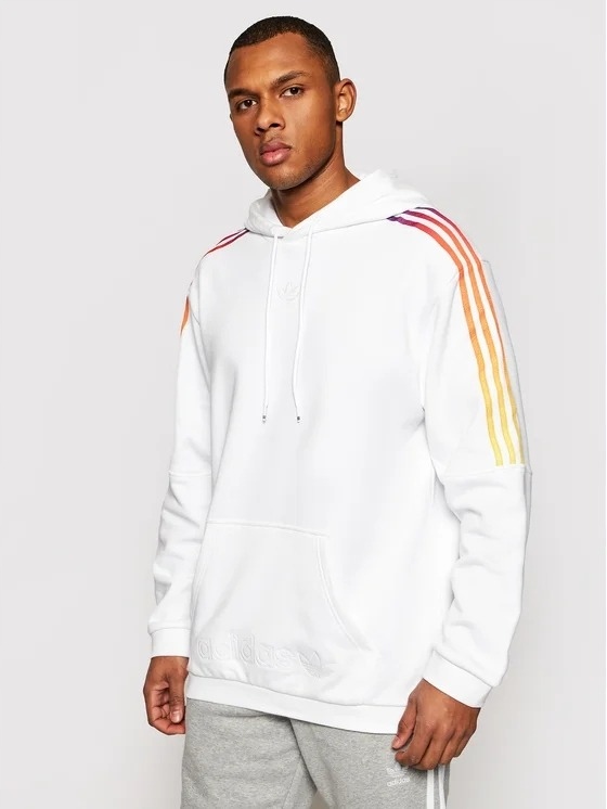 Nová Mikina Adidas Originals Sprt 3-Stripes Hoodie GN2425 Vel. L XL