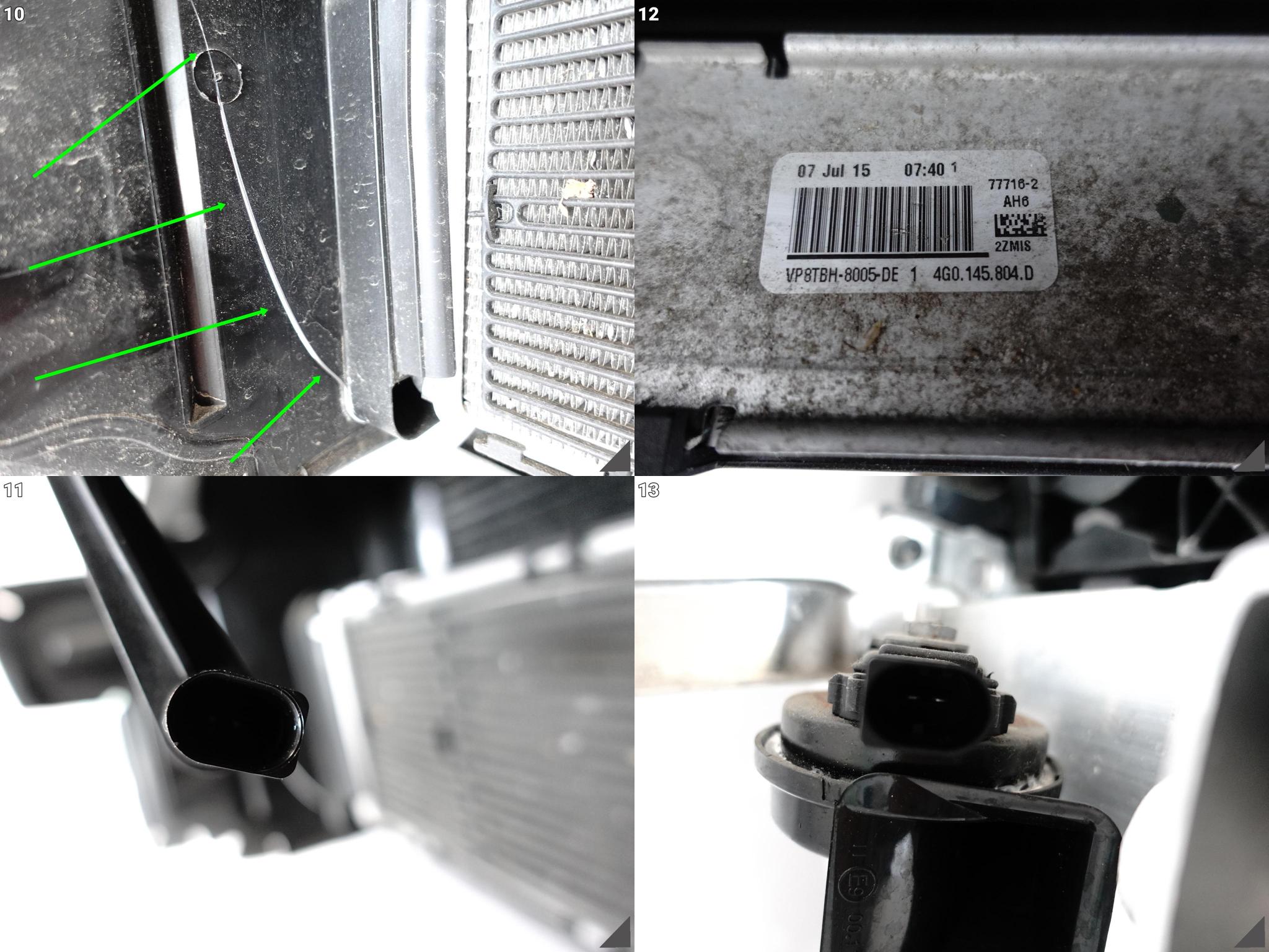 AUDI A6 C7 4G0 11-18 LIFT 2.0TDI 190PS WENTYLATOR CHŁODNICE PAS WZMOCNIENIE Wersja Europejska