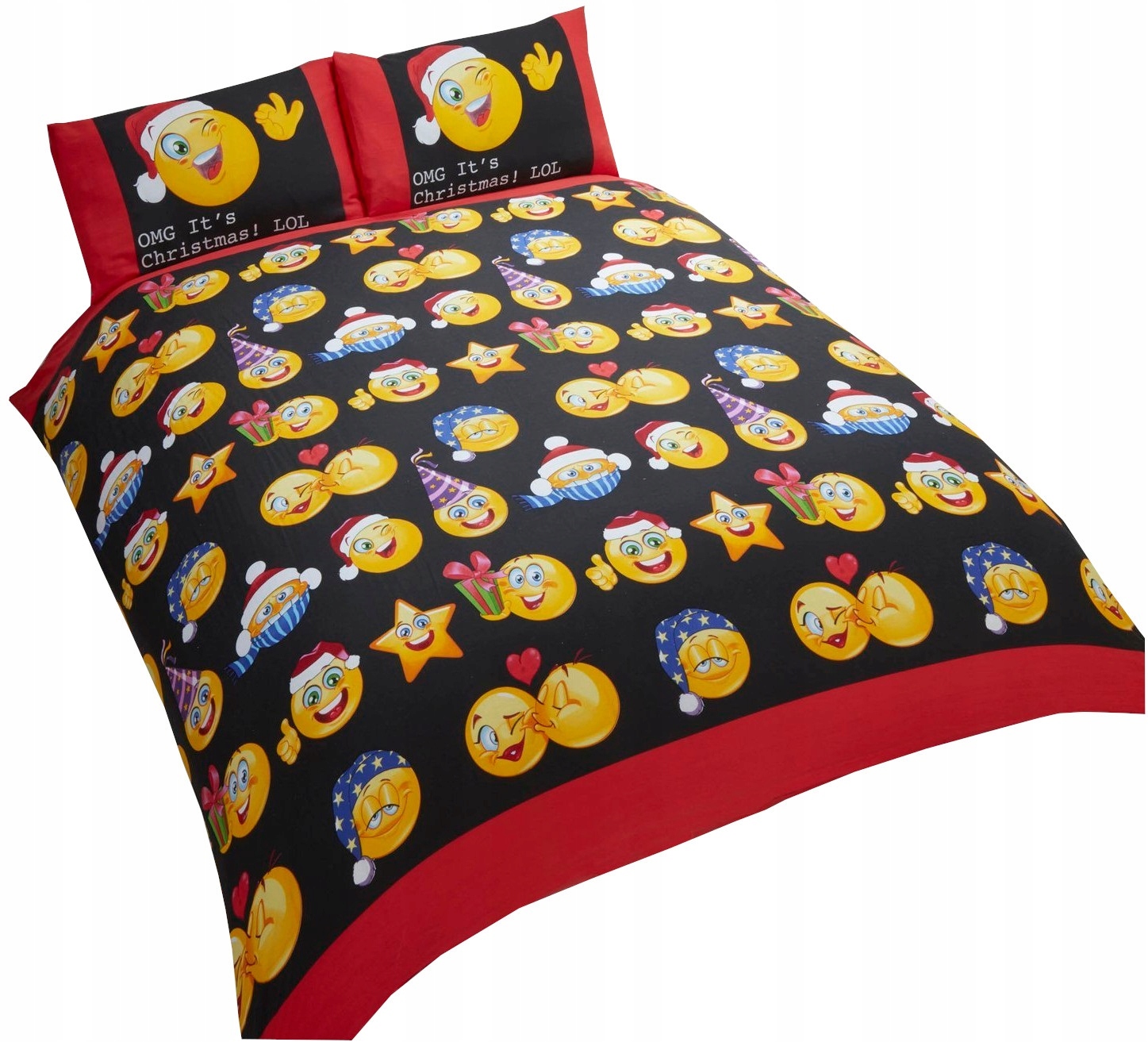 

Święta Emotki Emoji Pościel Świąteczna 140X200