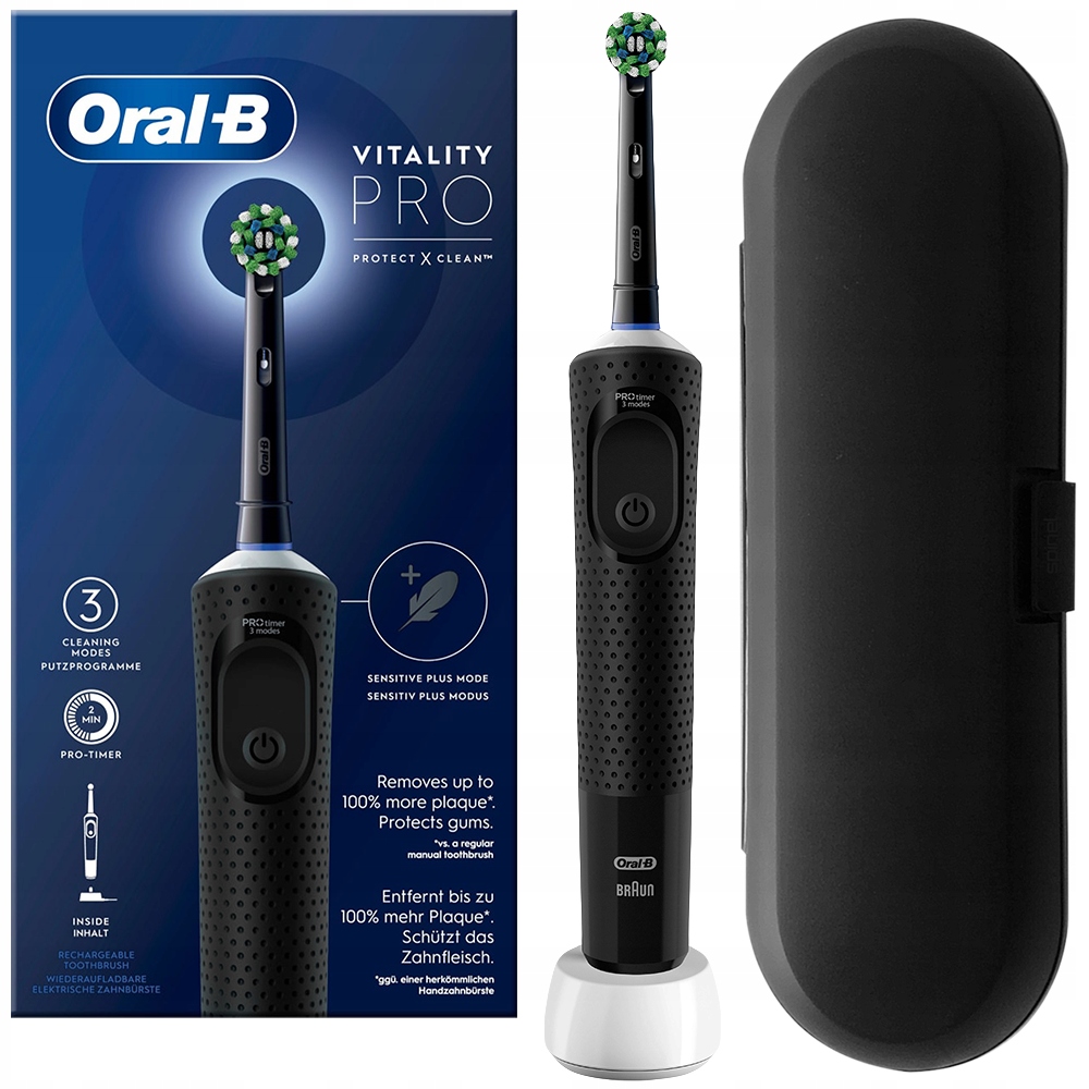 Elektryczna Szczoteczka Do Zębów Oral-b Pro D103 Clean Black Etui