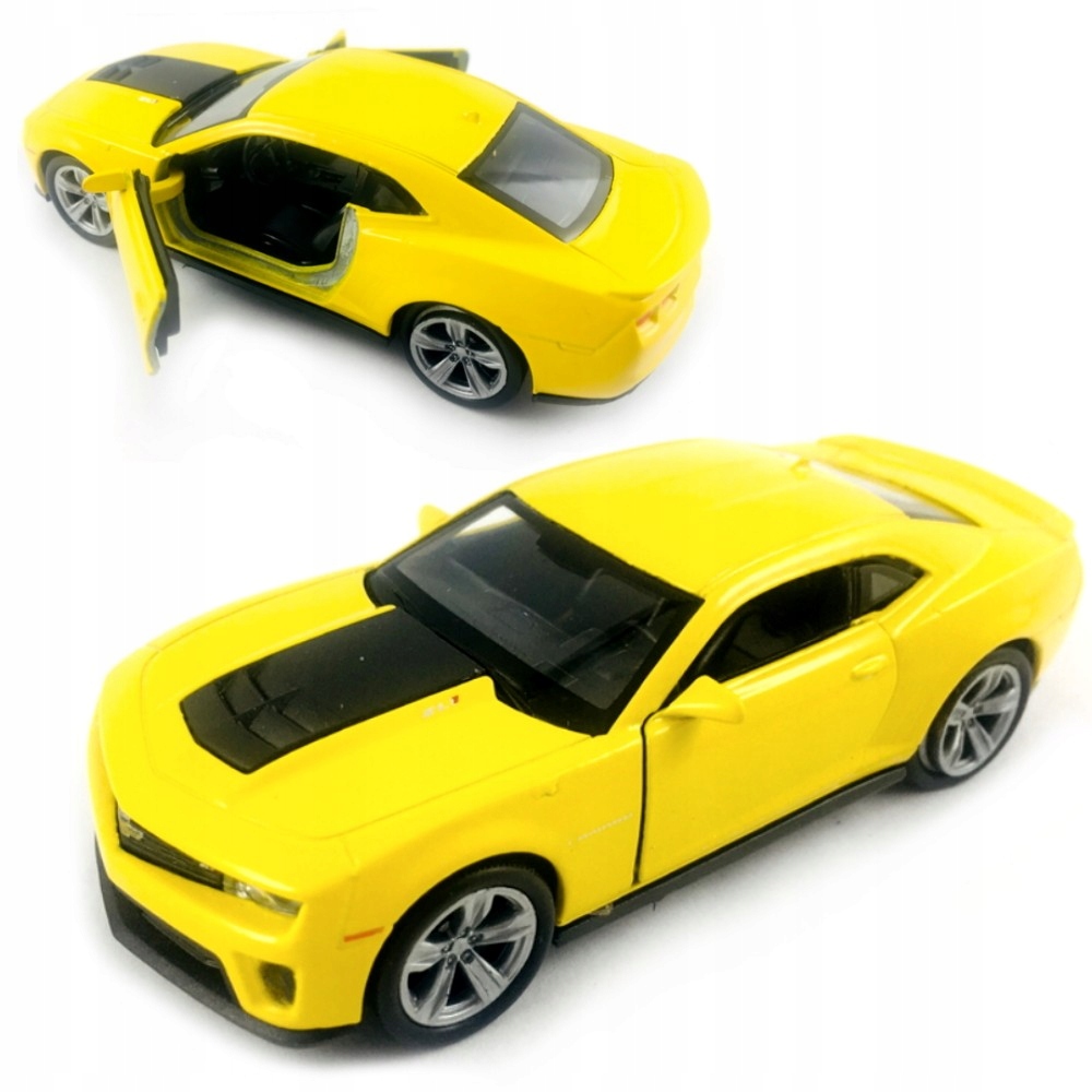 CHEVROLET CAMARO ZL1 MODEL METAL WELLY 1:34 ŻÓŁTY