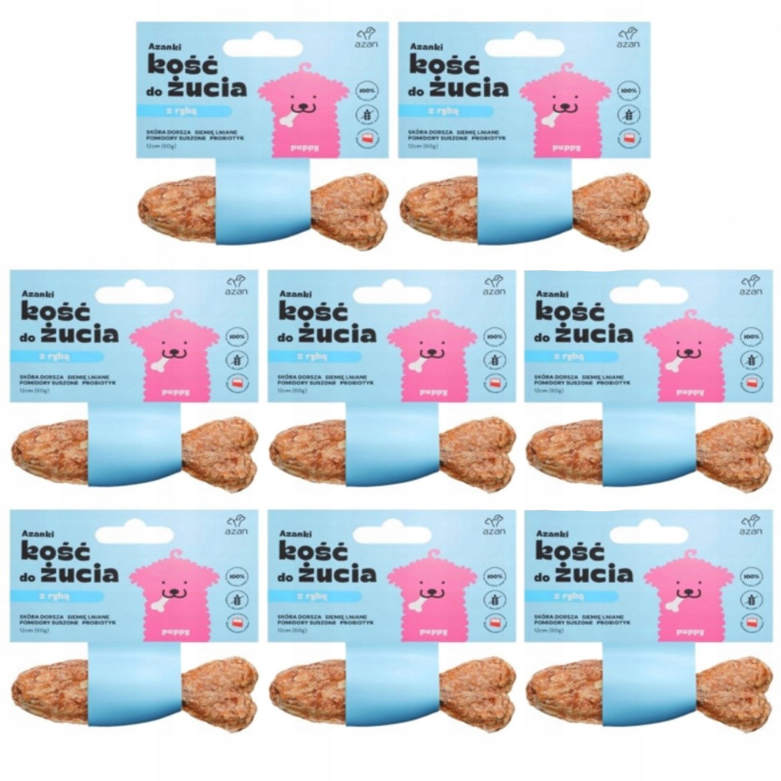 Levně Azanki Kost S Treskou A Probiotikem Puppy 8x12CM pro štěňata