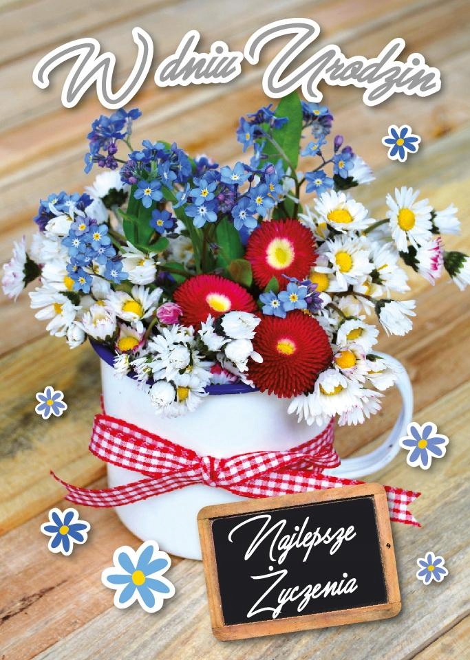 KARTKI URODZINOWE B6 z kopertą ARMIN Style DEKORACYJNY KARNET na urodziny