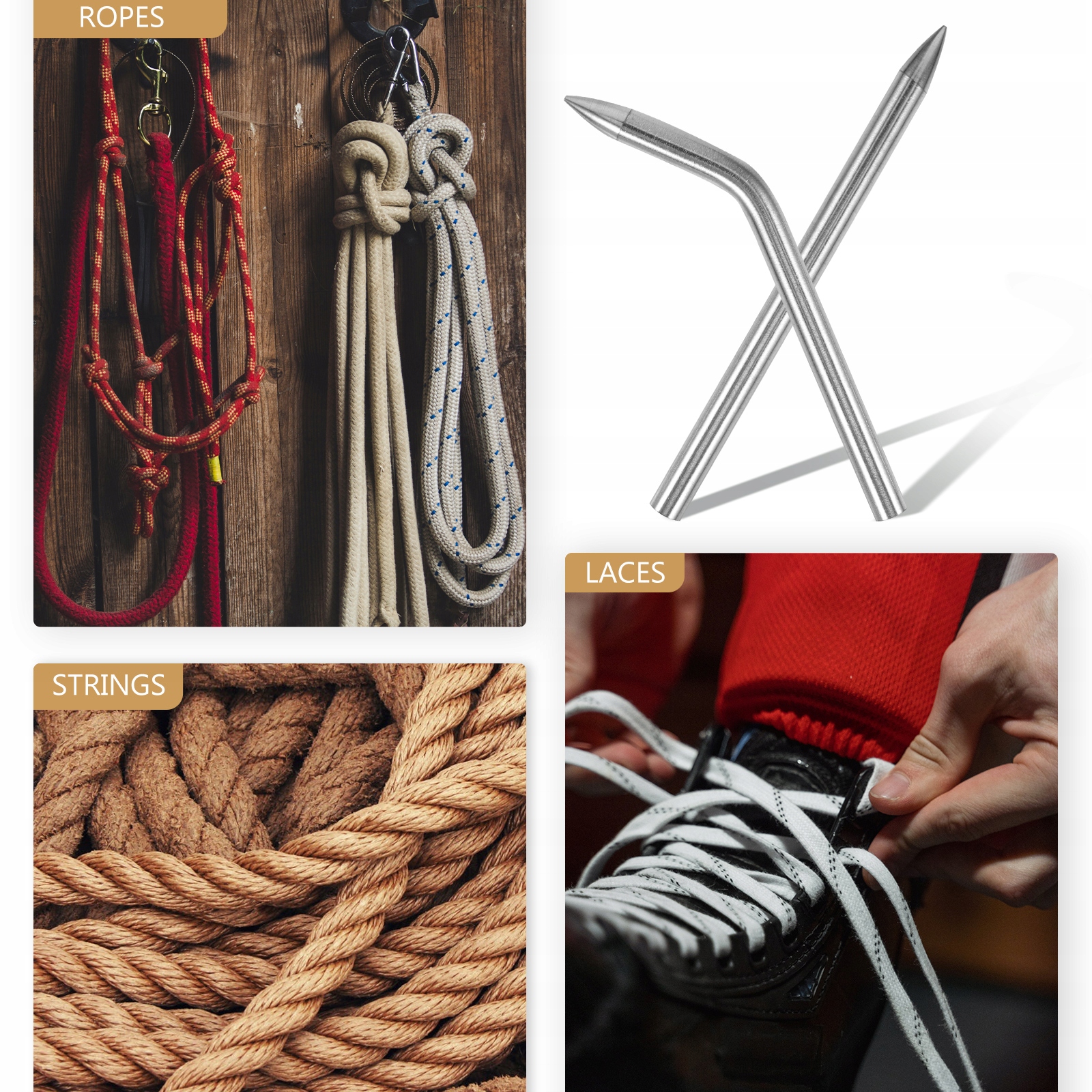 Igła do tkania szwów Narzędzia Paracord Łokieć Model 53346669