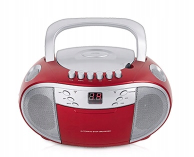 BOOMBOX radio TERRIS CD AUX magnetofon RADIOODTWARZACZ KASETA 3 kolory